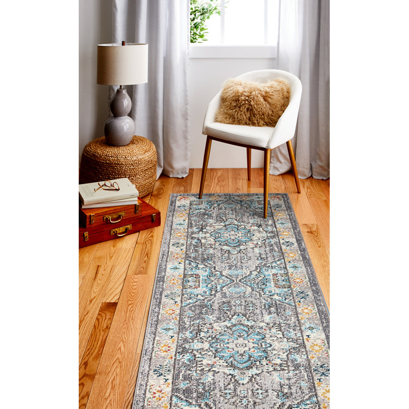 Chunn Blue/Beige/Brown Area Rug Joss & Main